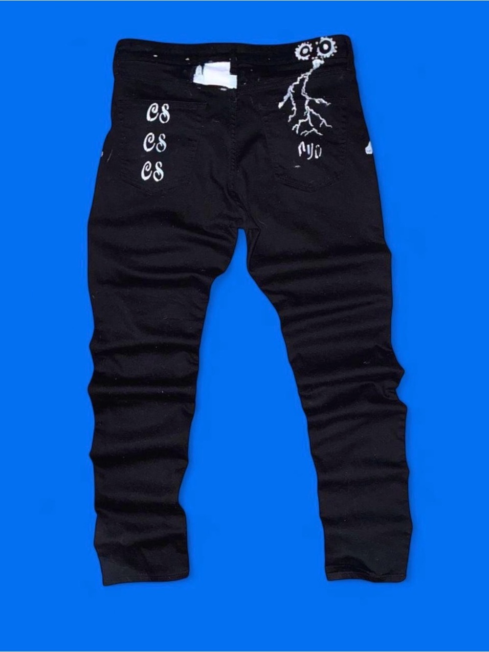 Black “Alaska” Skinny Denim Jeans